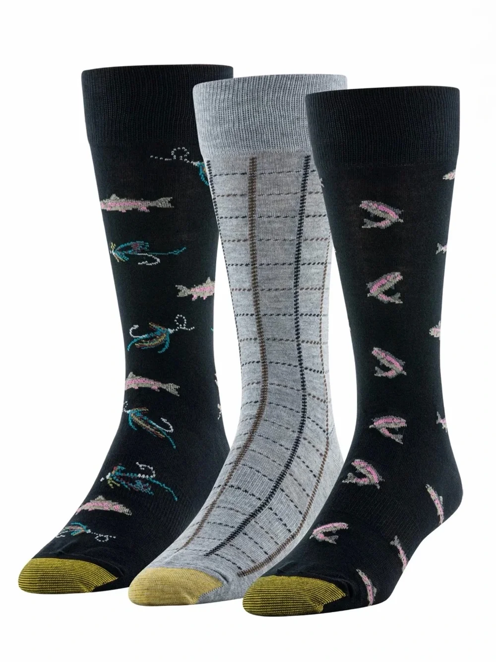 GOLDTOE Edition Crew Socks, 3 X 3-Pack
